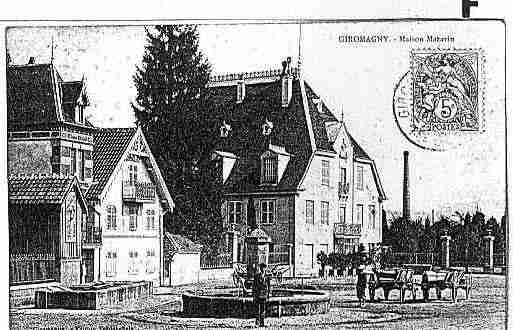 Ville de GIROMAGNY Carte postale ancienne